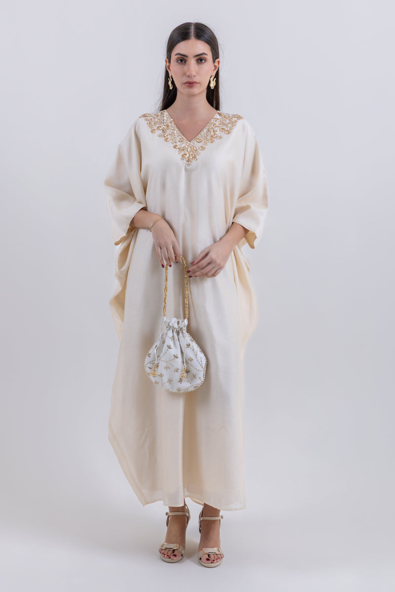 Buy now Maxi Dress with Gold Embellish for Women Online