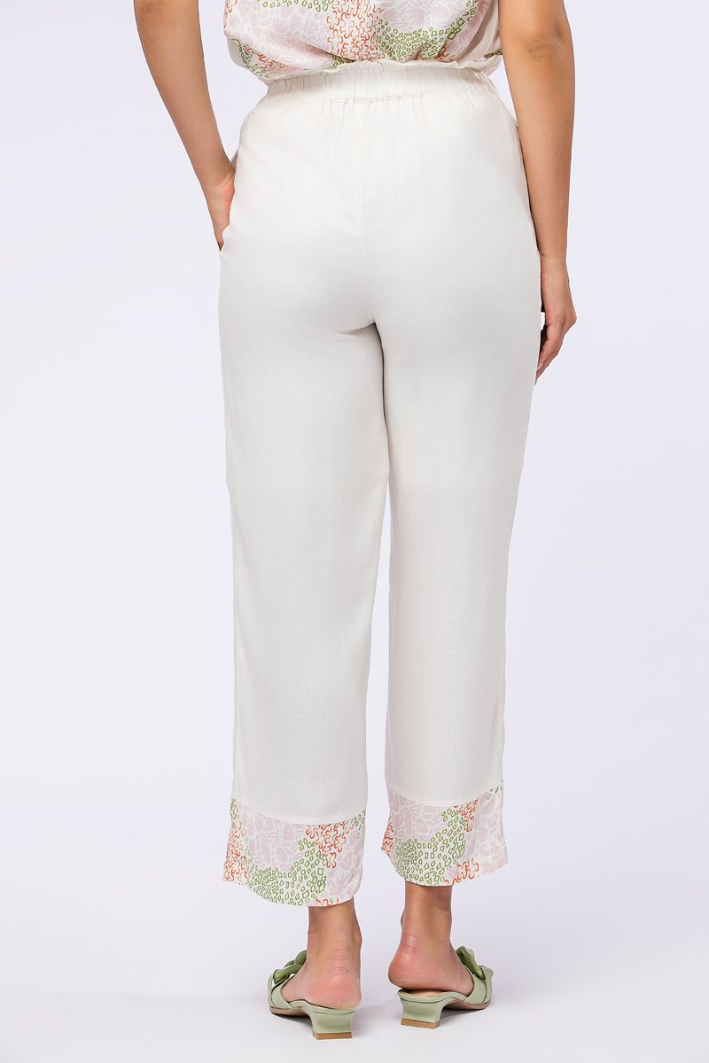 pants with printed details