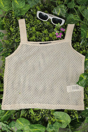 mesh fabric top