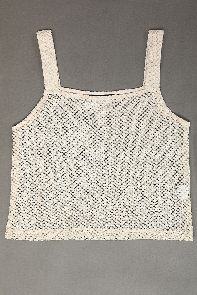 mesh fabric top