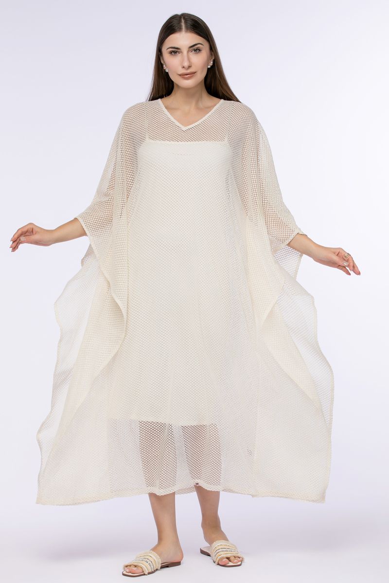 فستان شبك فضفاض