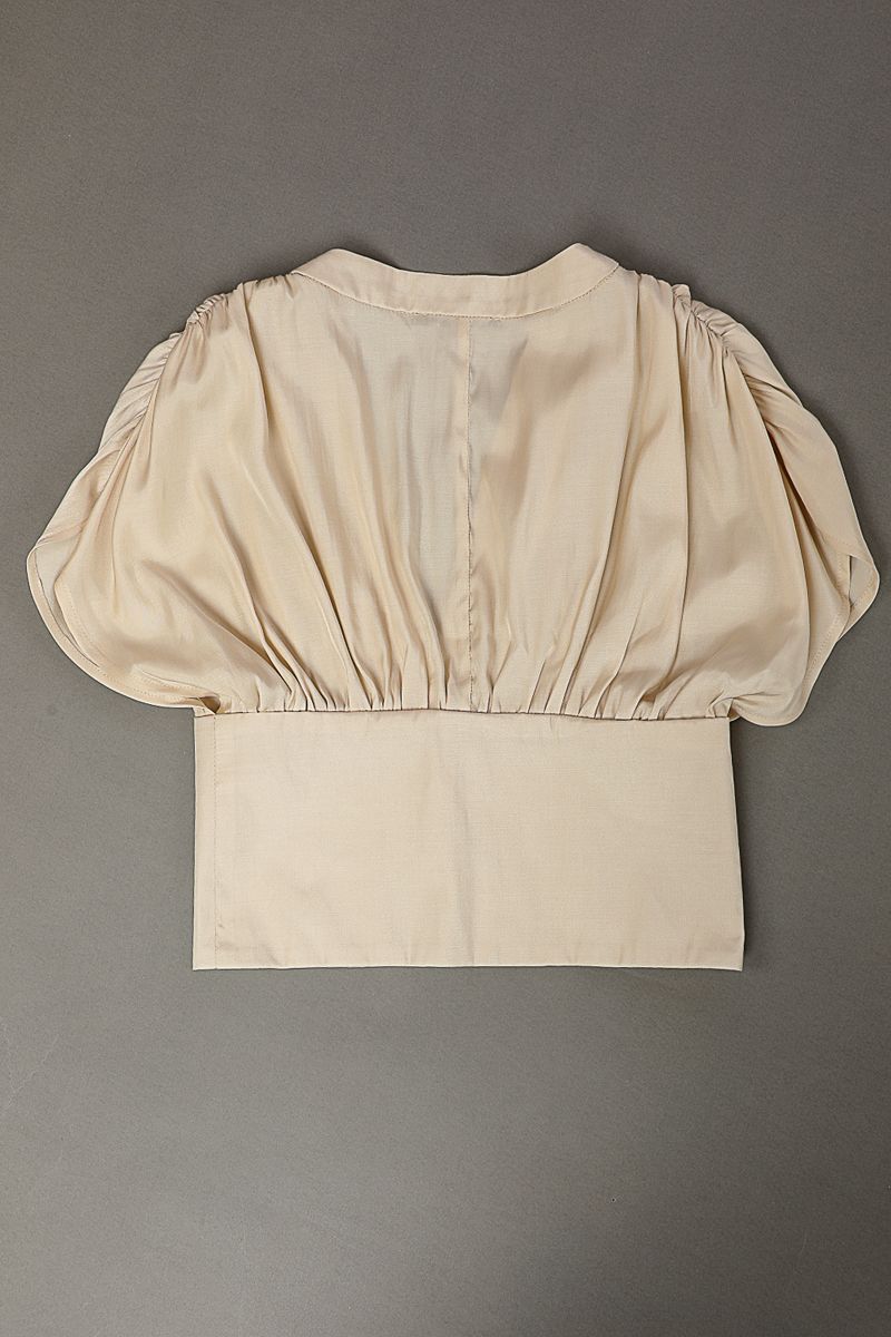 بلوزة فضفاضة سادة