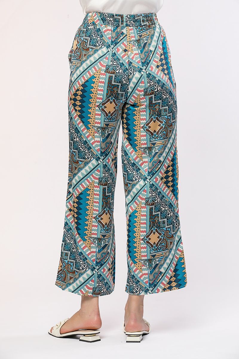 printed flowy pants