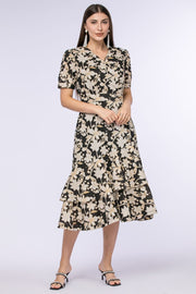 فستان لف مطبع