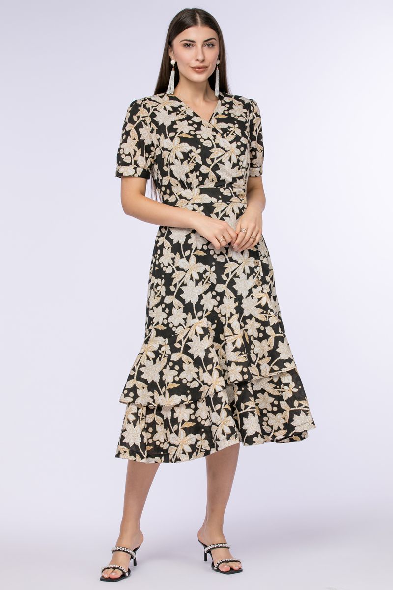 فستان لف مطبع