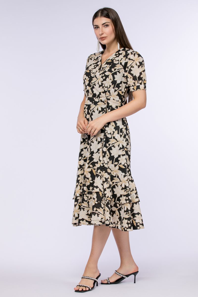 فستان لف مطبع