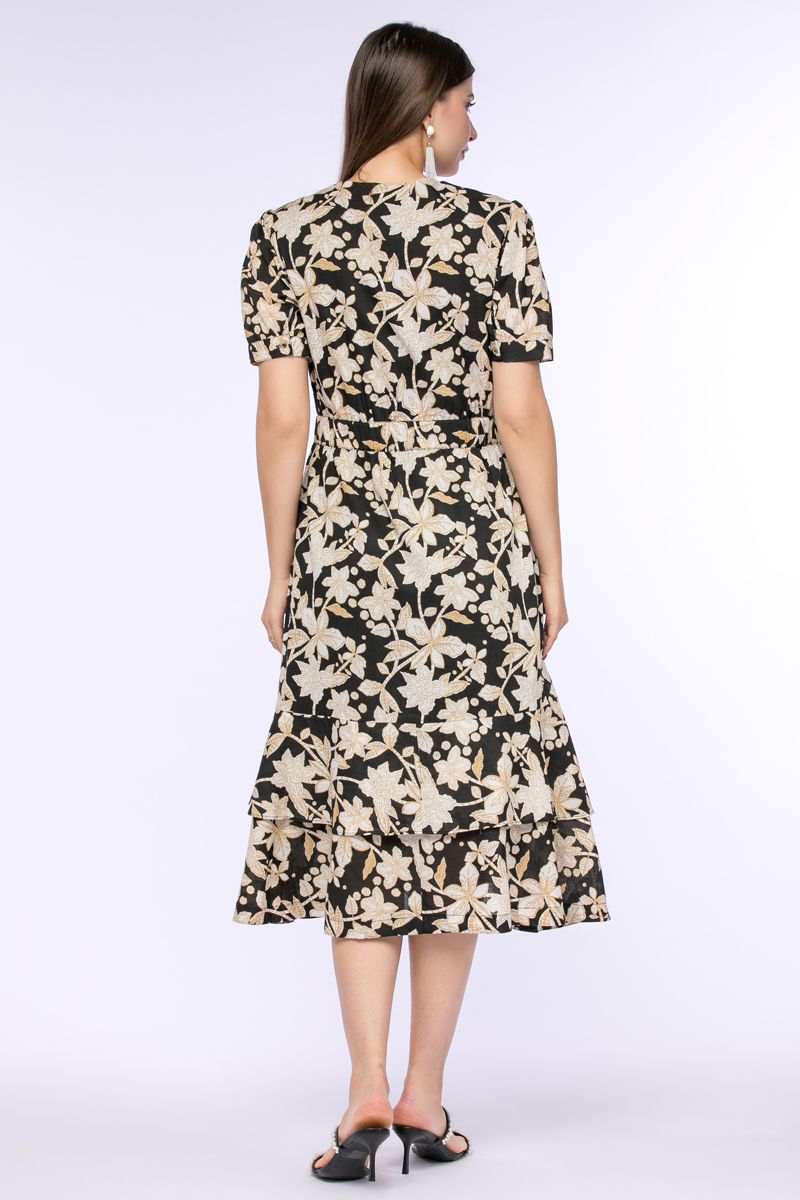 فستان لف مطبع