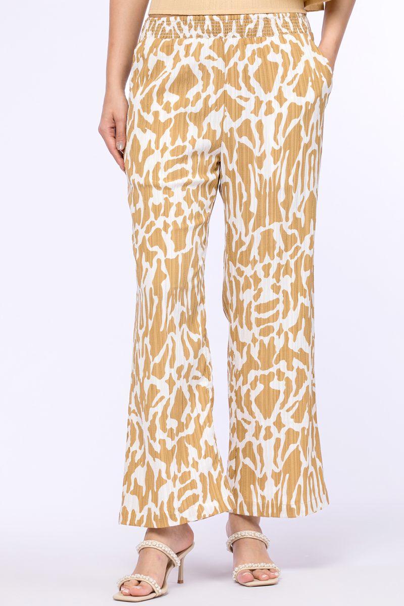 printed flowy pants