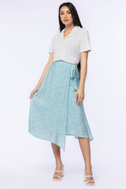 printed wrap Skirt