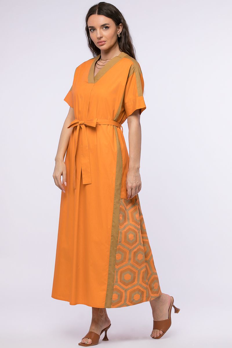maxi dress with prints