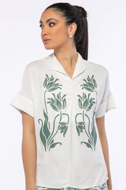 بلوزة بطبعة