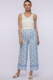printed flowy pants
