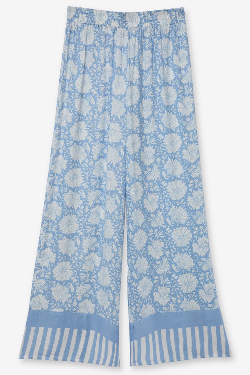 printed flowy pants