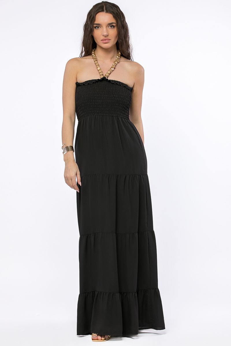 layered maxi dress