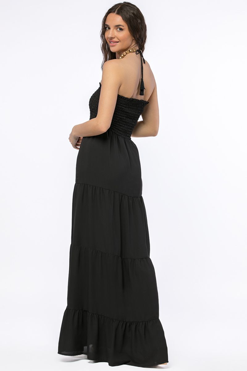 فستان ماكسي طبقات