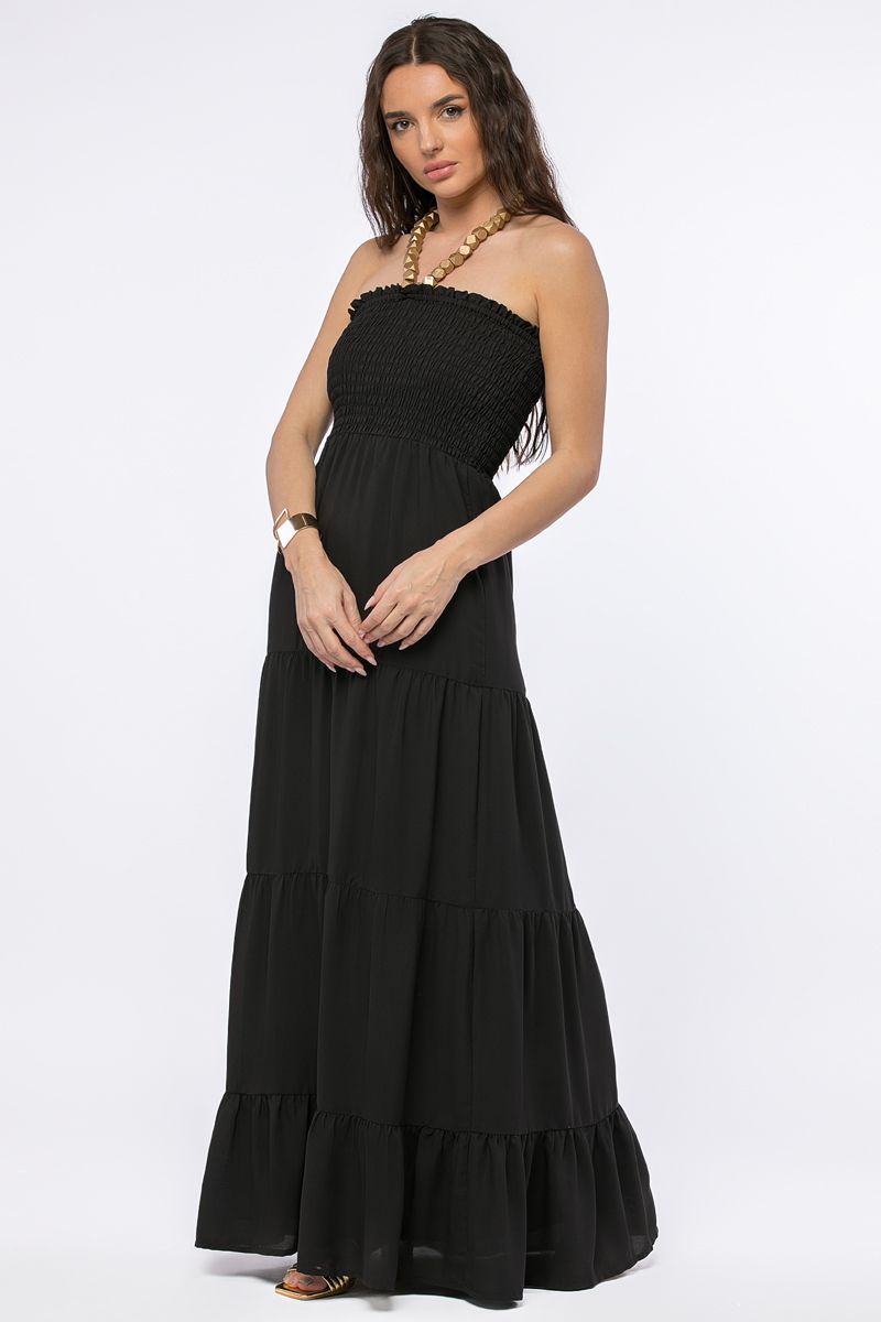 فستان ماكسي طبقات