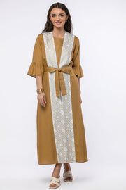 outwear abaya with prints