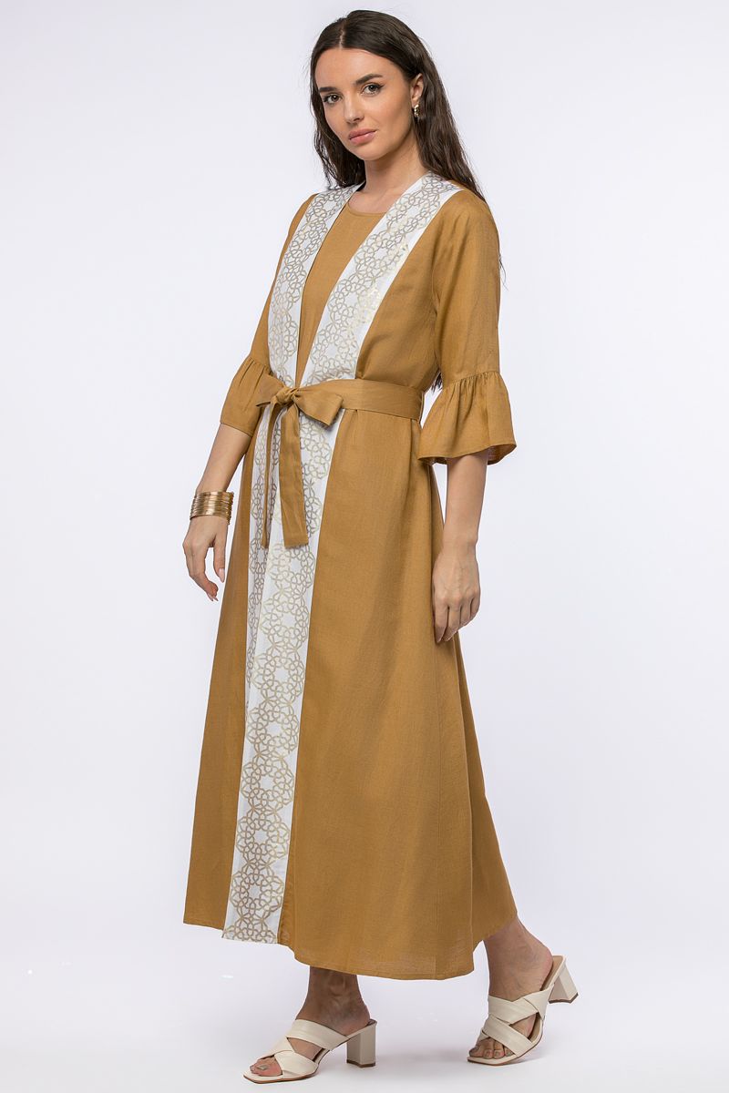 outwear abaya with prints