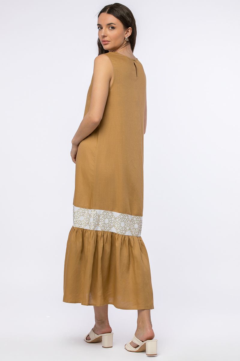 dress with Arabisque print