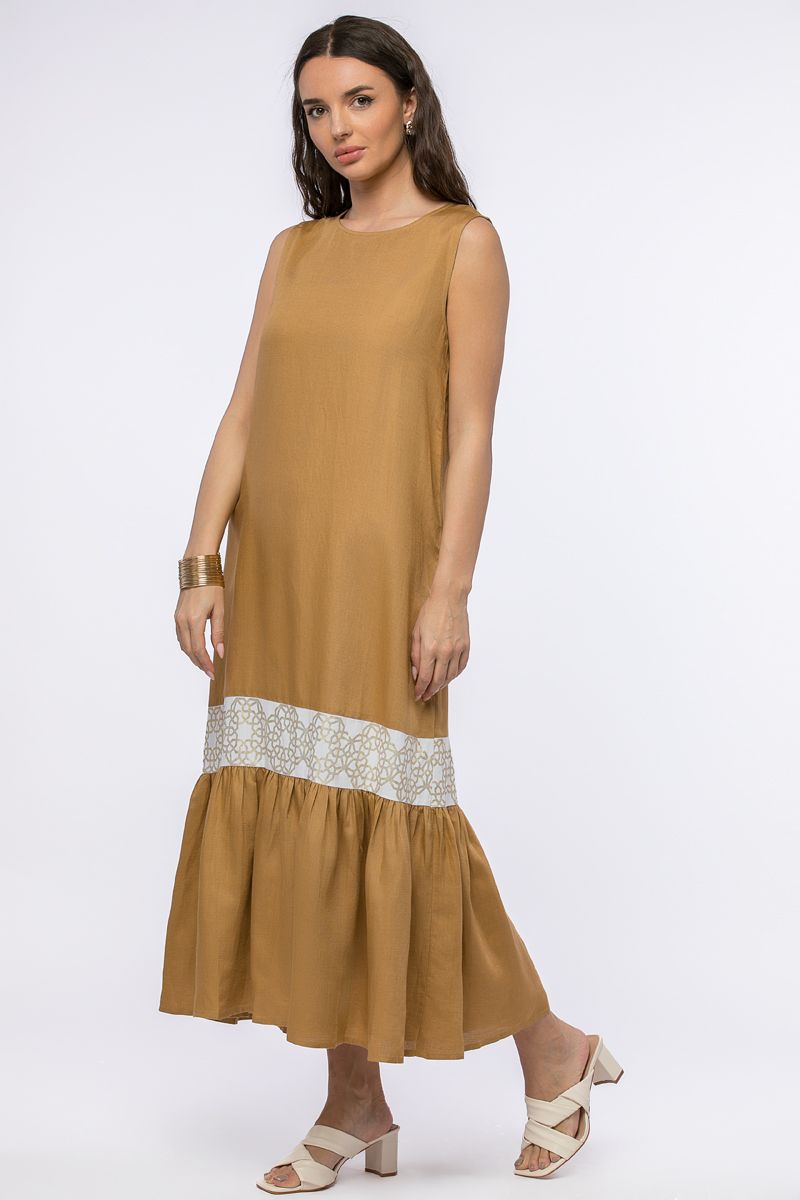 dress with Arabisque print