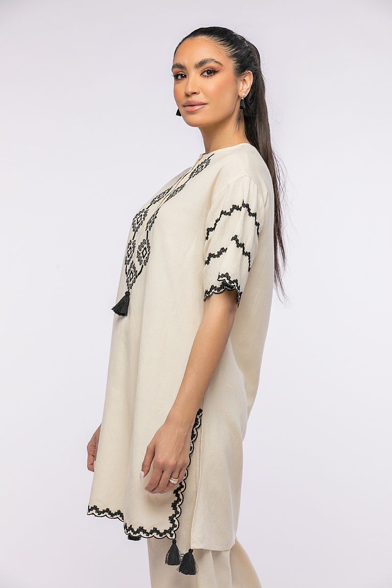 blouse with embroidery