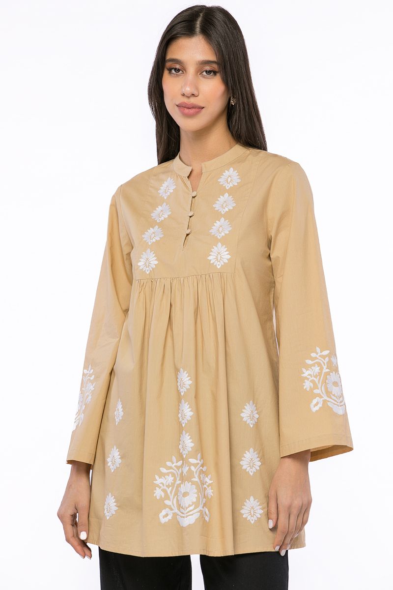 blouse with embroidery