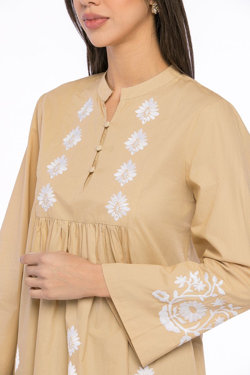 blouse with embroidery