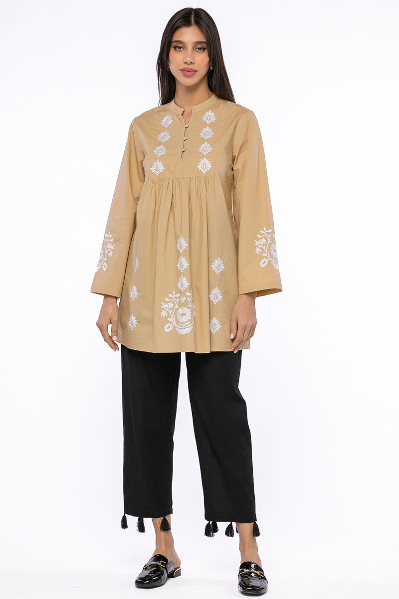 blouse with embroidery