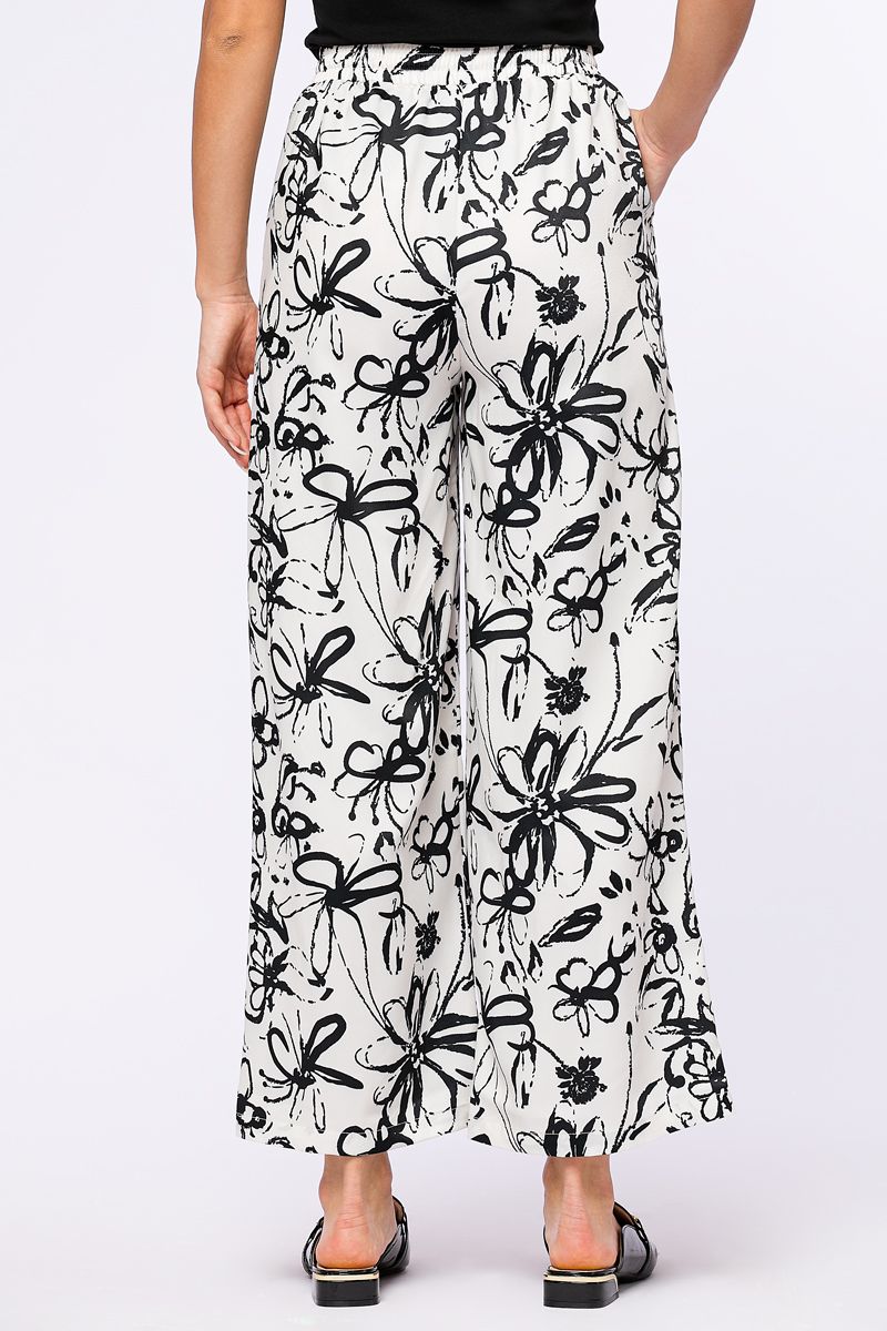printed flowy pants