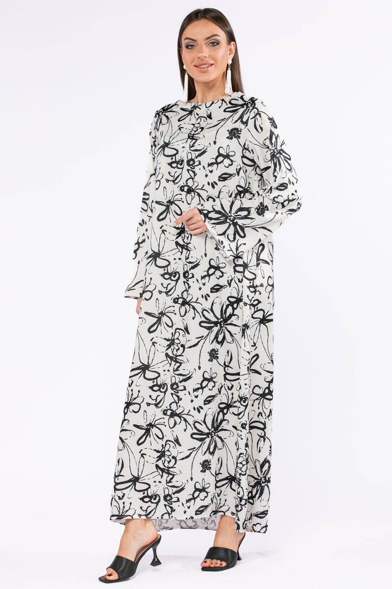printed maxi dress