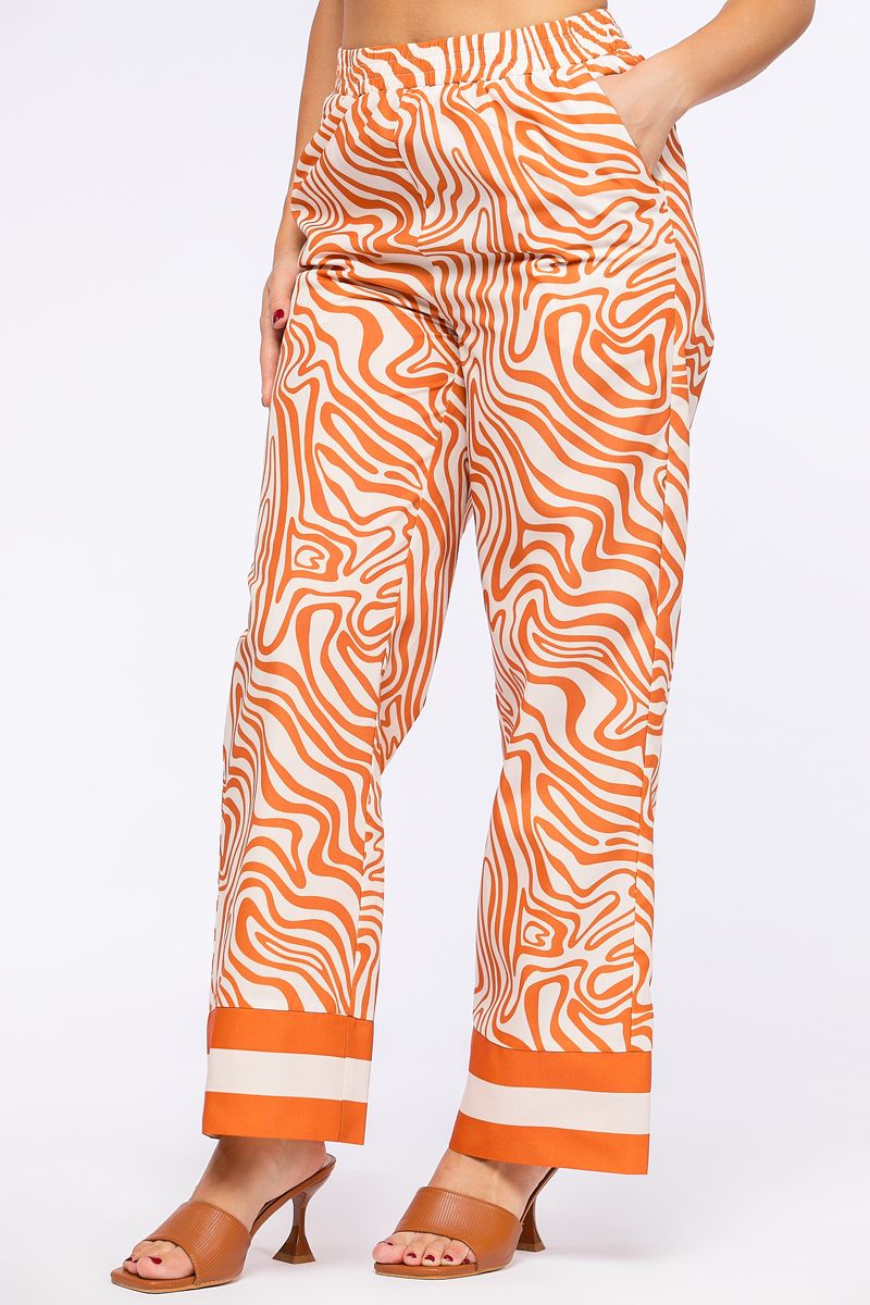 printed pants