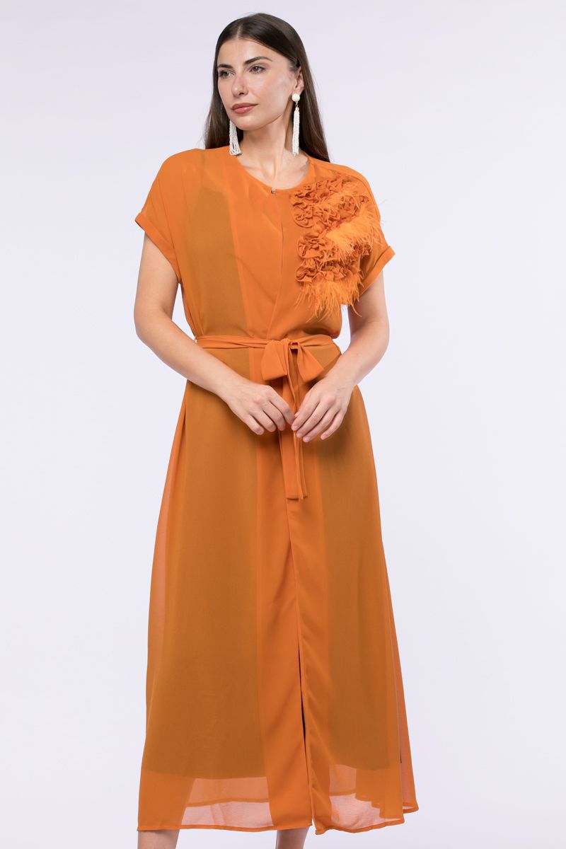 short sleeves outwear abaya