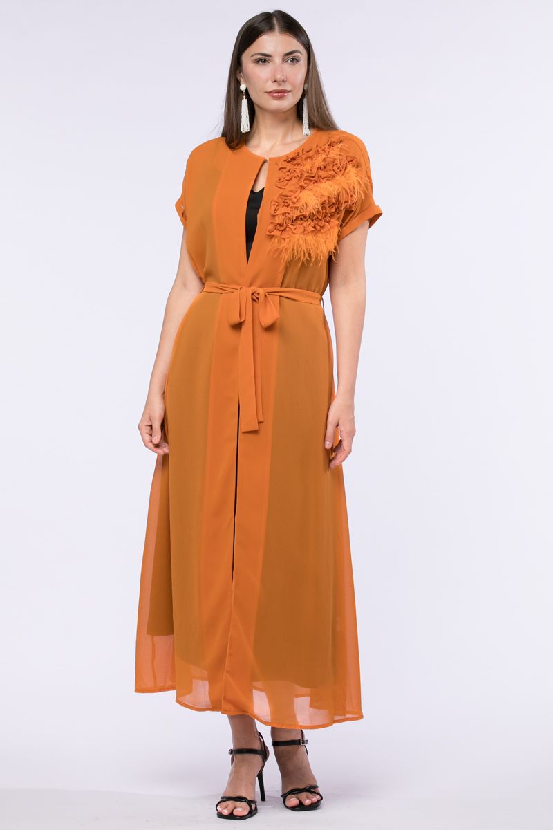 short sleeves outwear abaya