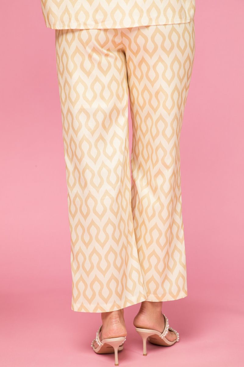 printed flowy pants