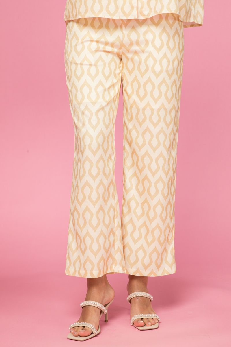 printed flowy pants