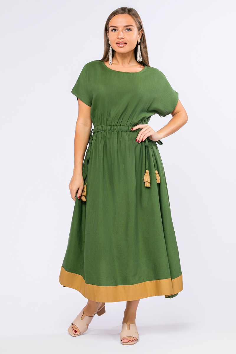 فستان بأربطة جانبية