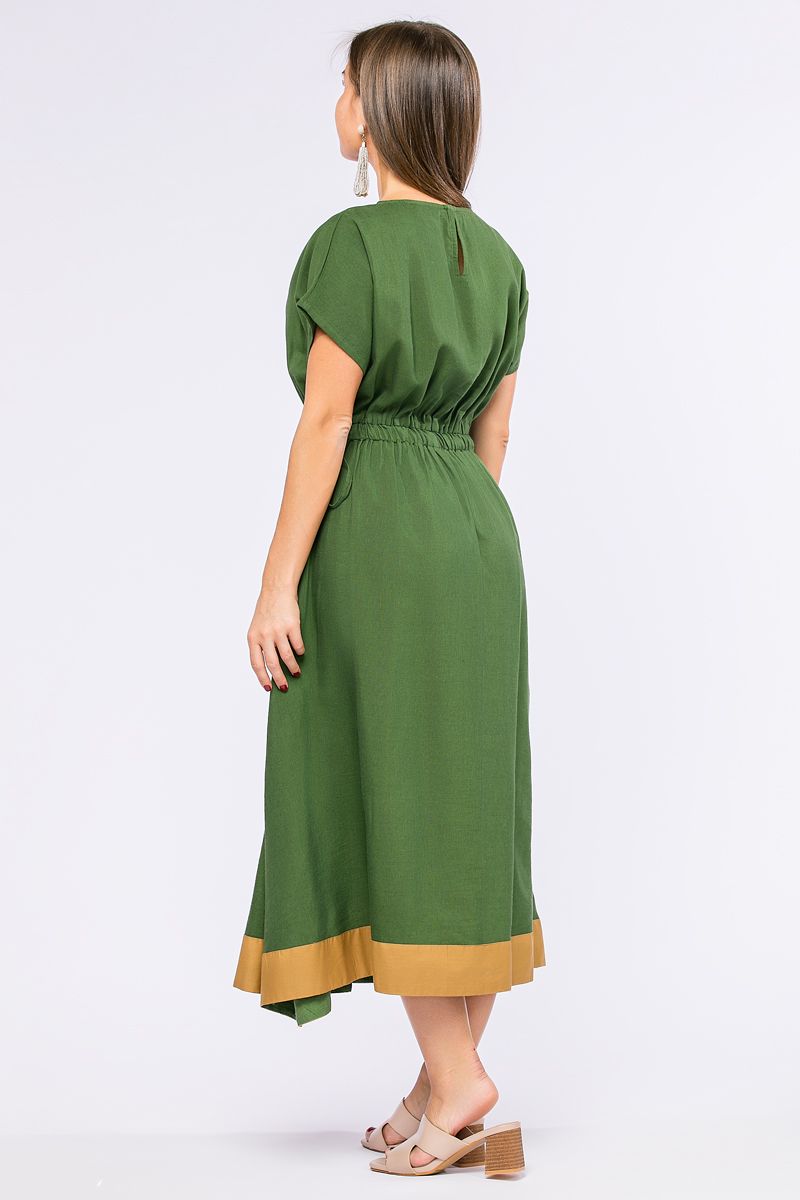 فستان بأربطة جانبية