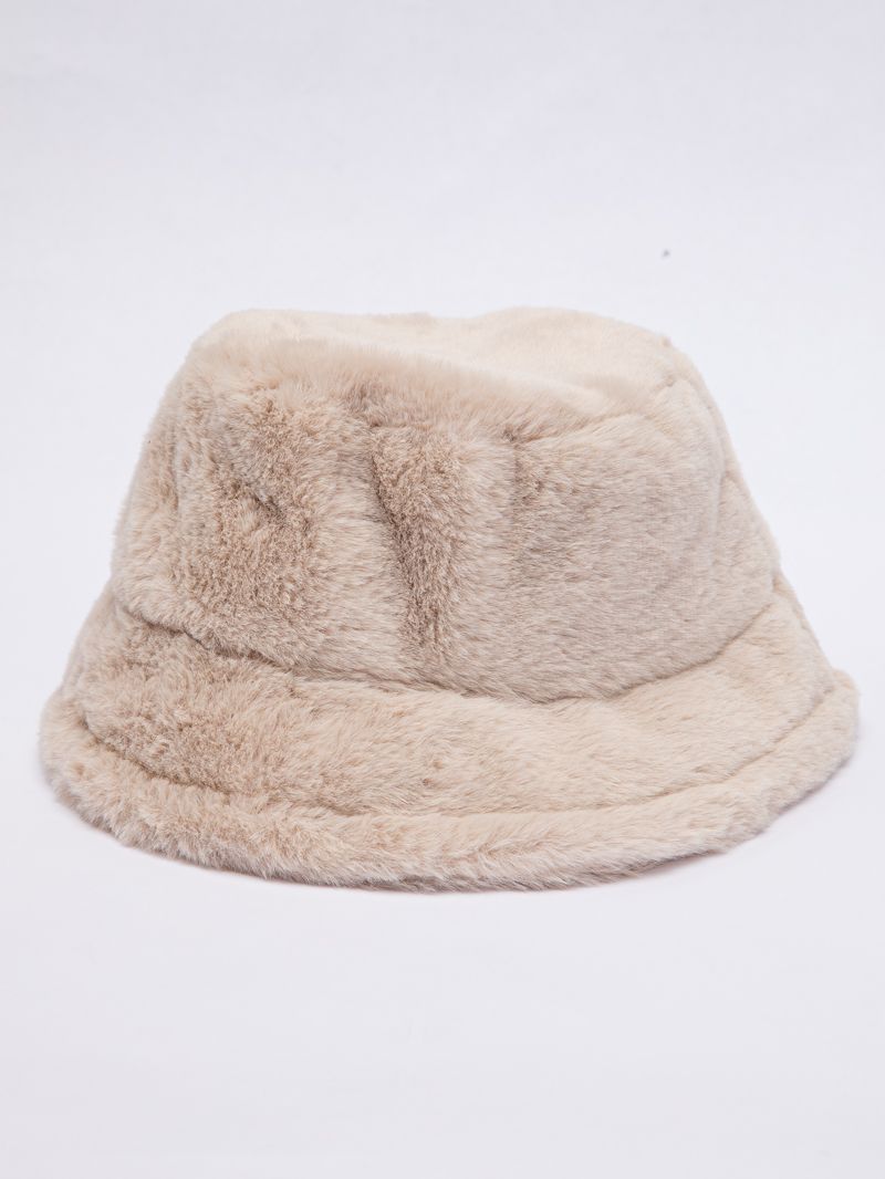 plush bucket hat