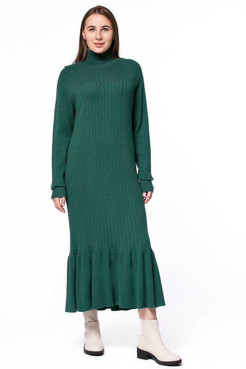 ribbed knitted dress