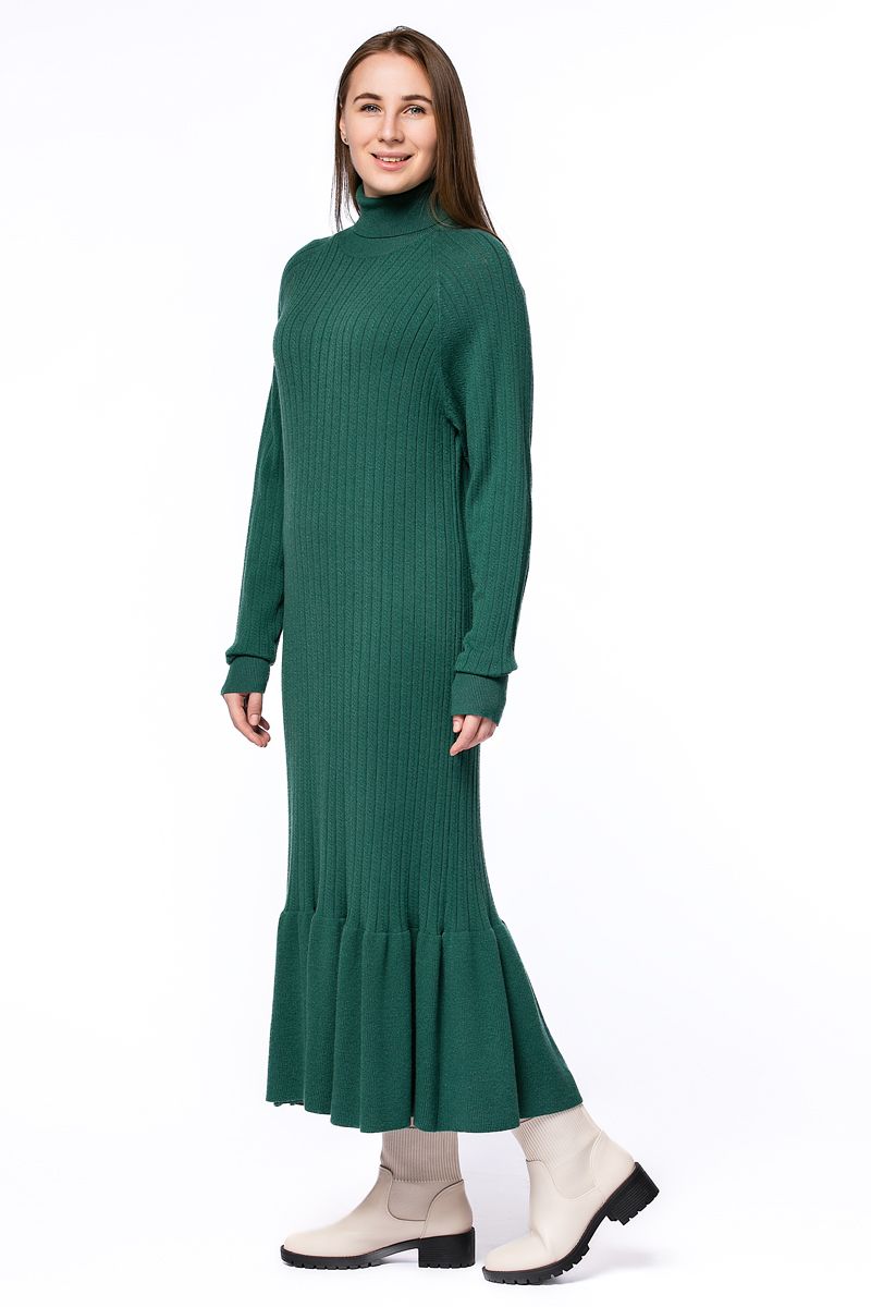 ribbed knitted dress