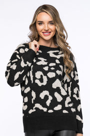 بلوفر صوف بطبعات