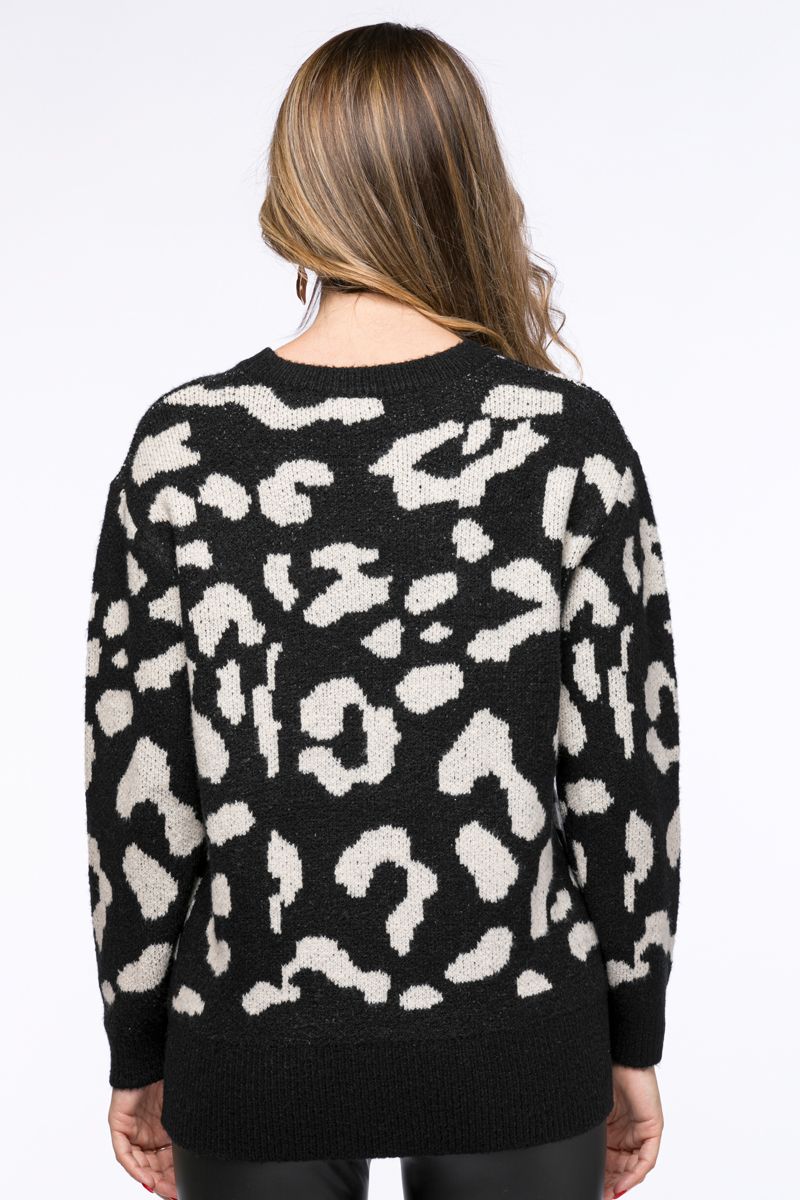 بلوفر صوف بطبعات