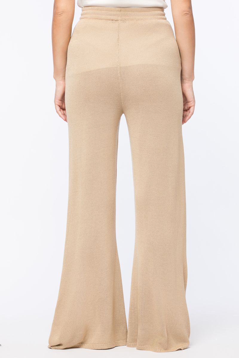 knitted flowy pyjama pants