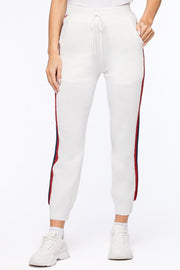 knitted pants with linings