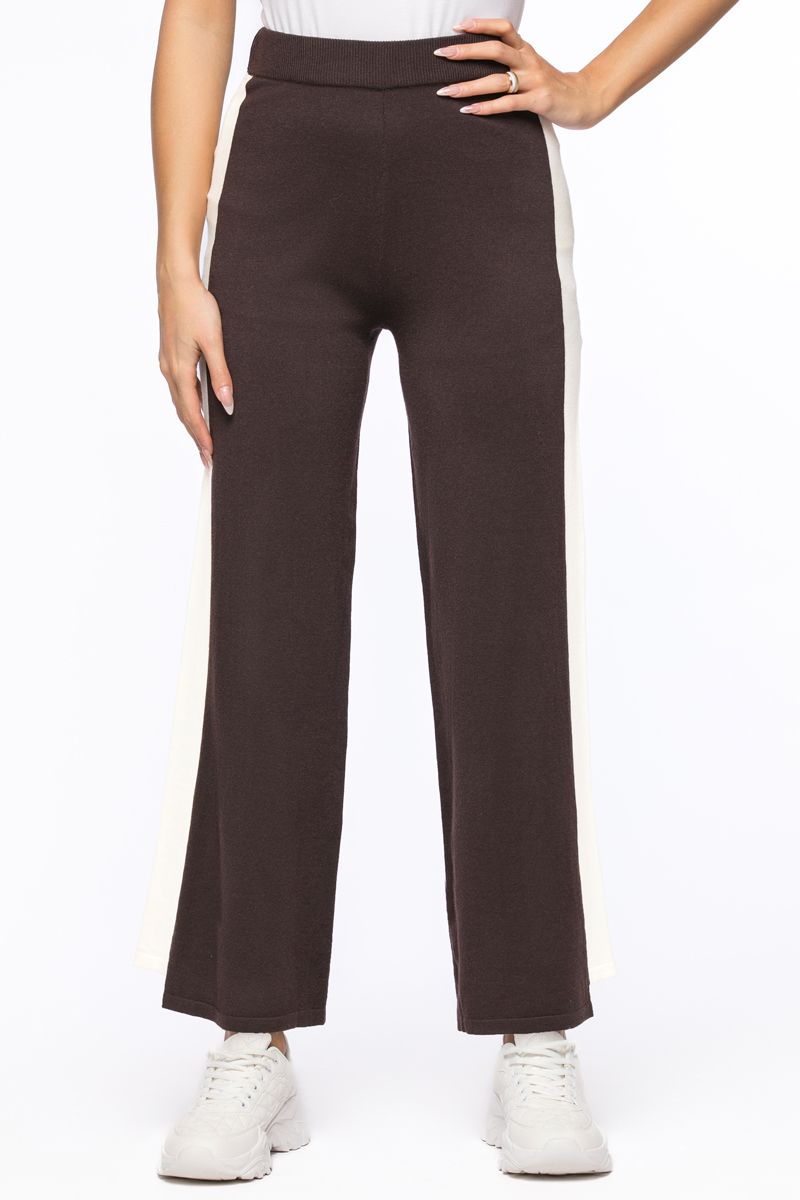 knitted pants with linings