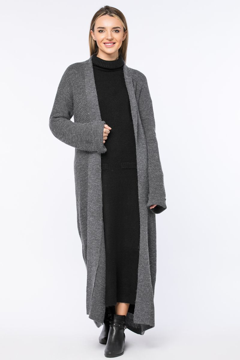 knitted outwear cardigan