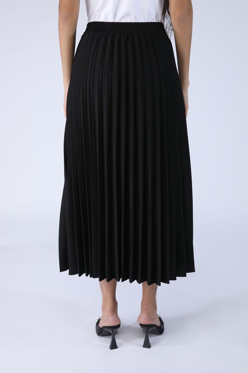 pleated women basic skirt