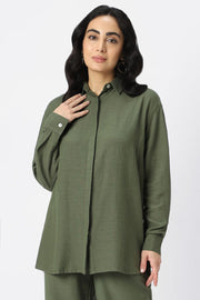 shirt with side buttons