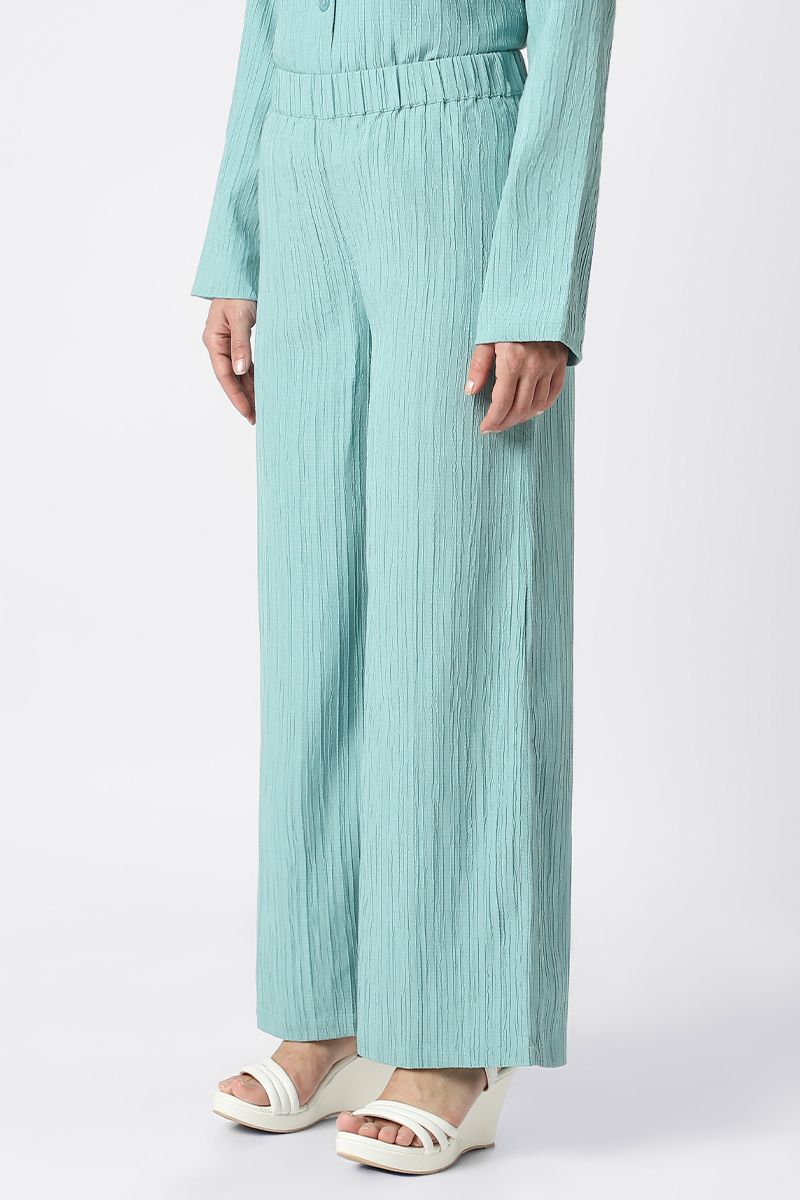 textured flowy pants