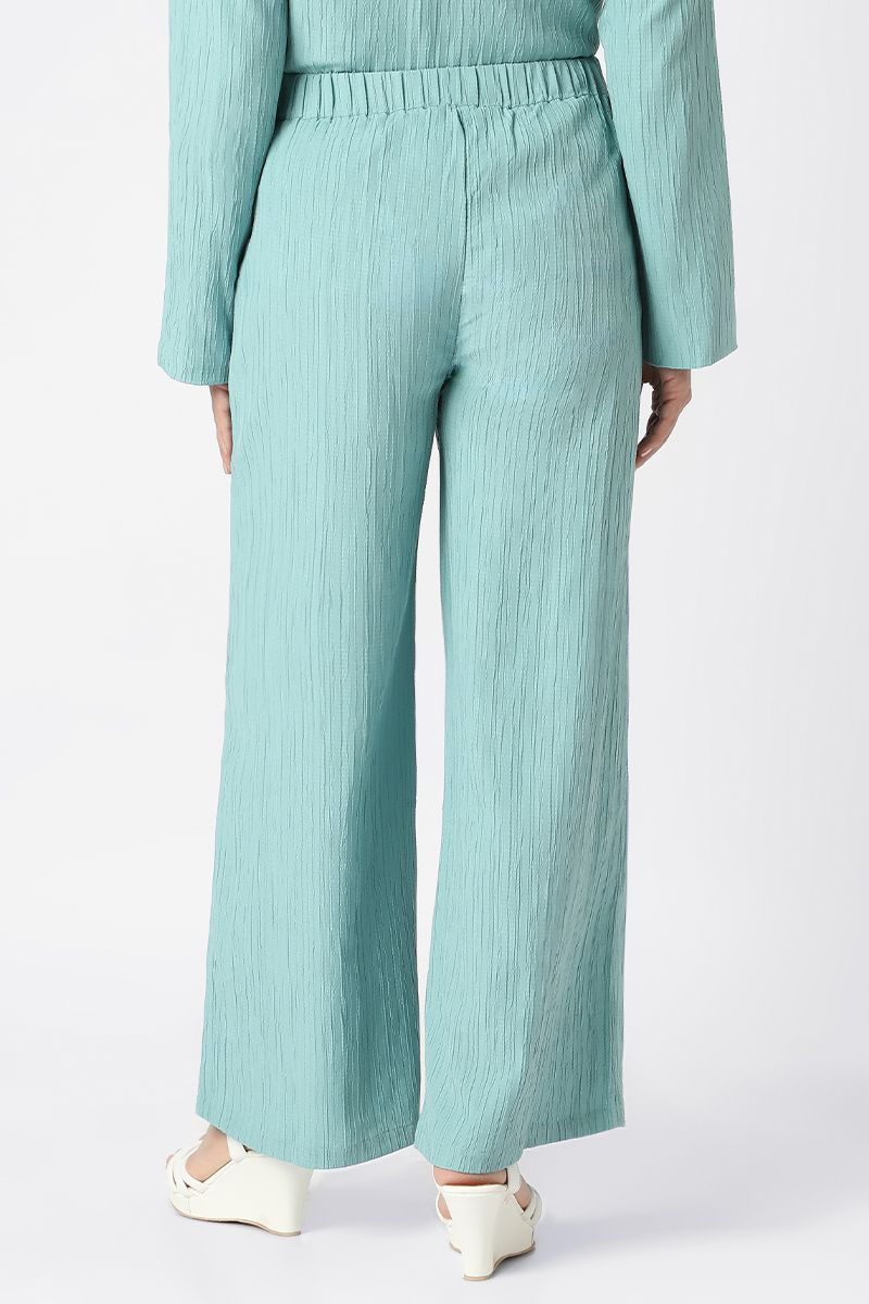 textured flowy pants